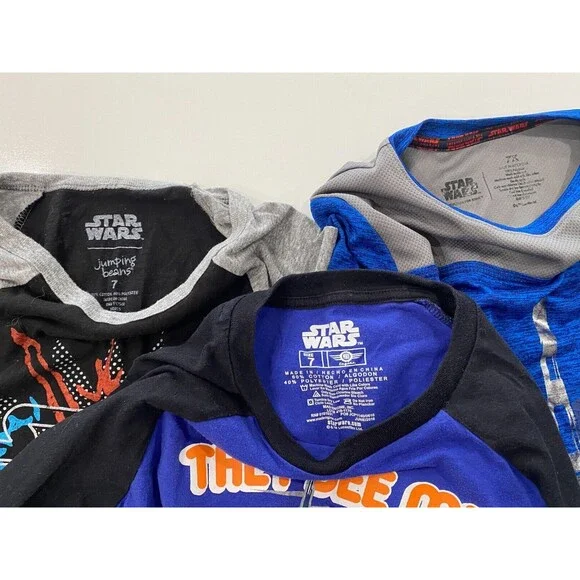 Star Wars Mickey Mouse Buzz Lightyear Boys Size 7 Mixed Bundle of 8 pieces - Picture 11 of 11